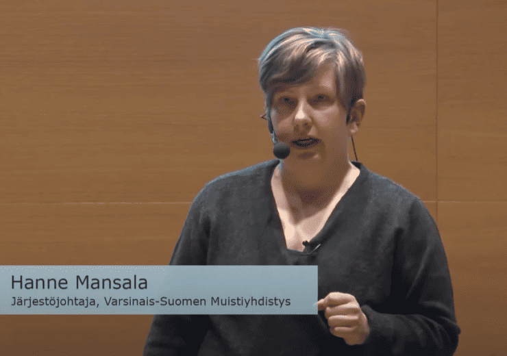 Järjestöjohtaja Hanne Mansala: Muistisairas asukas